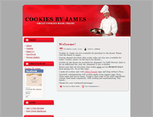 Tablet Screenshot of cookiesbyjames.com